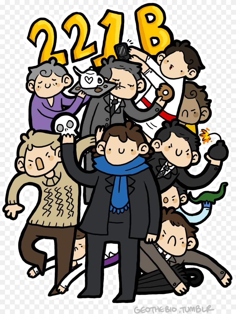 Look I Finally Did Another Sherlock Design Redbubble Geothebio Sherlock, Publication, Book, Comics, Baby Png