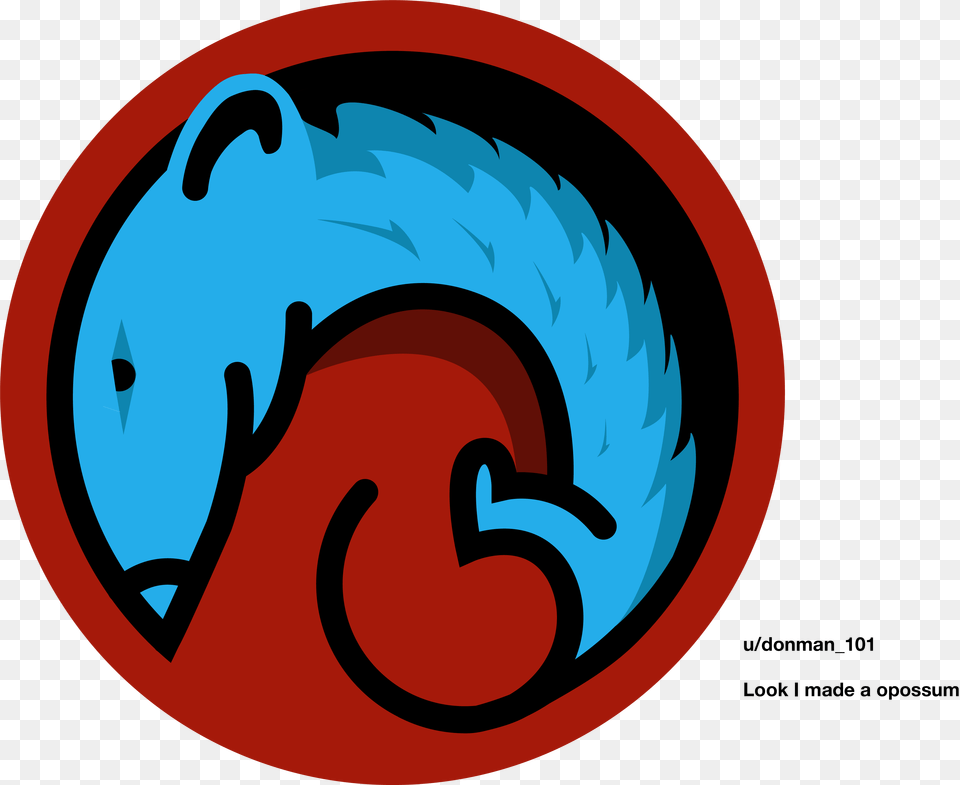 Look I Made An Opossum Circle, Logo Free Png Download