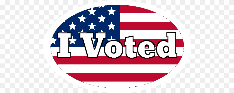Look Mom I Voted Circle, American Flag, Flag, Logo, Disk Free Png Download