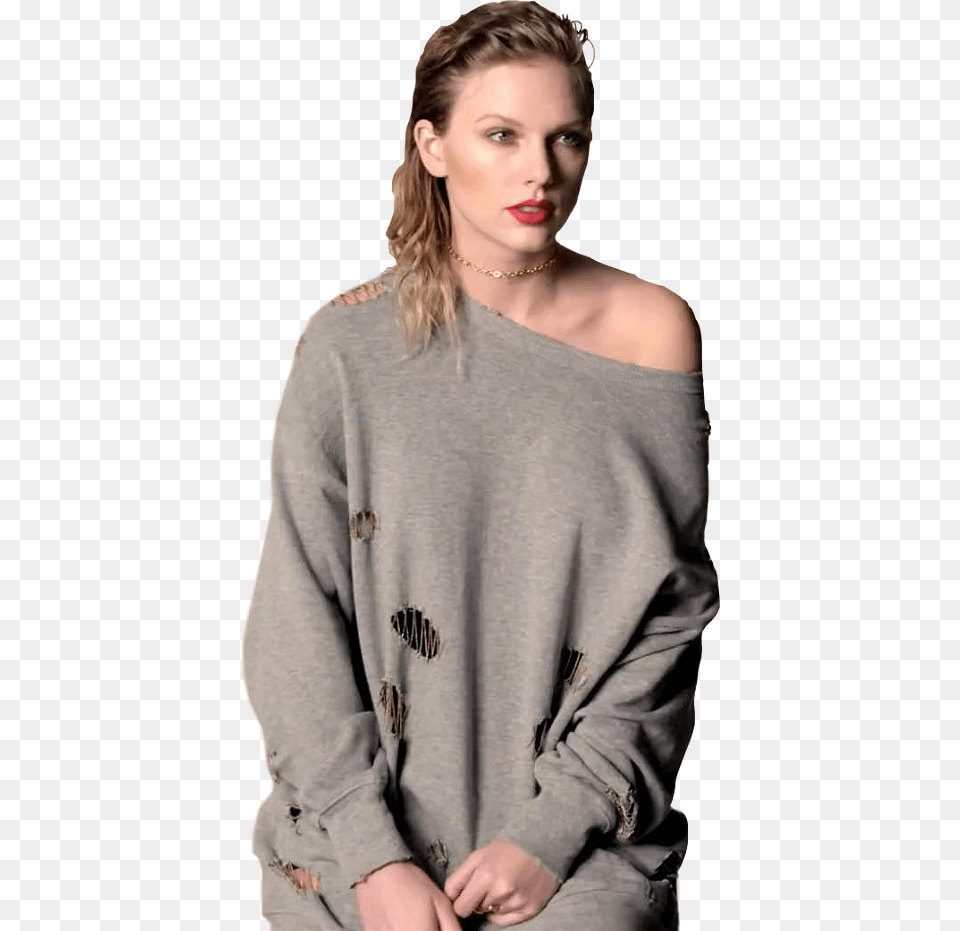 Look Taylor Swift Reputation, Adult, Sweater, Sleeve, Person Png