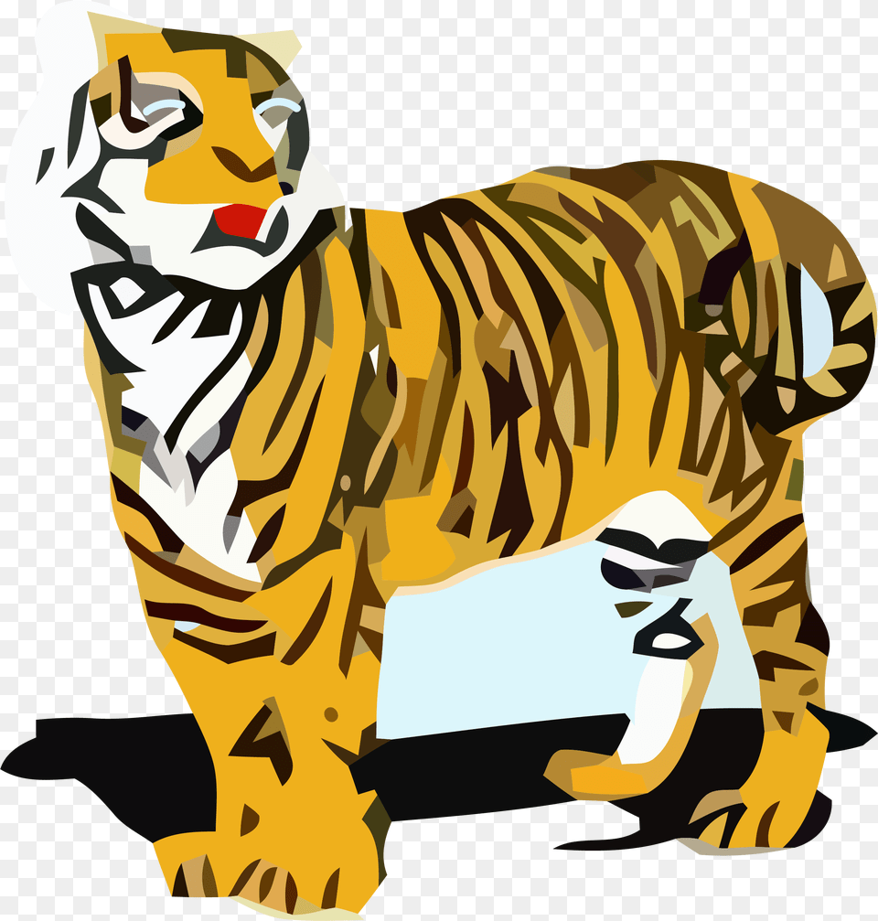 Look Tigger Clipart Tiger Clipart, Animal, Mammal, Wildlife Free Transparent Png