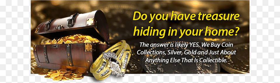Looking To Sell Your Gold Bullion If So You Have Come Pre Engagement Ring, Treasure Png Image