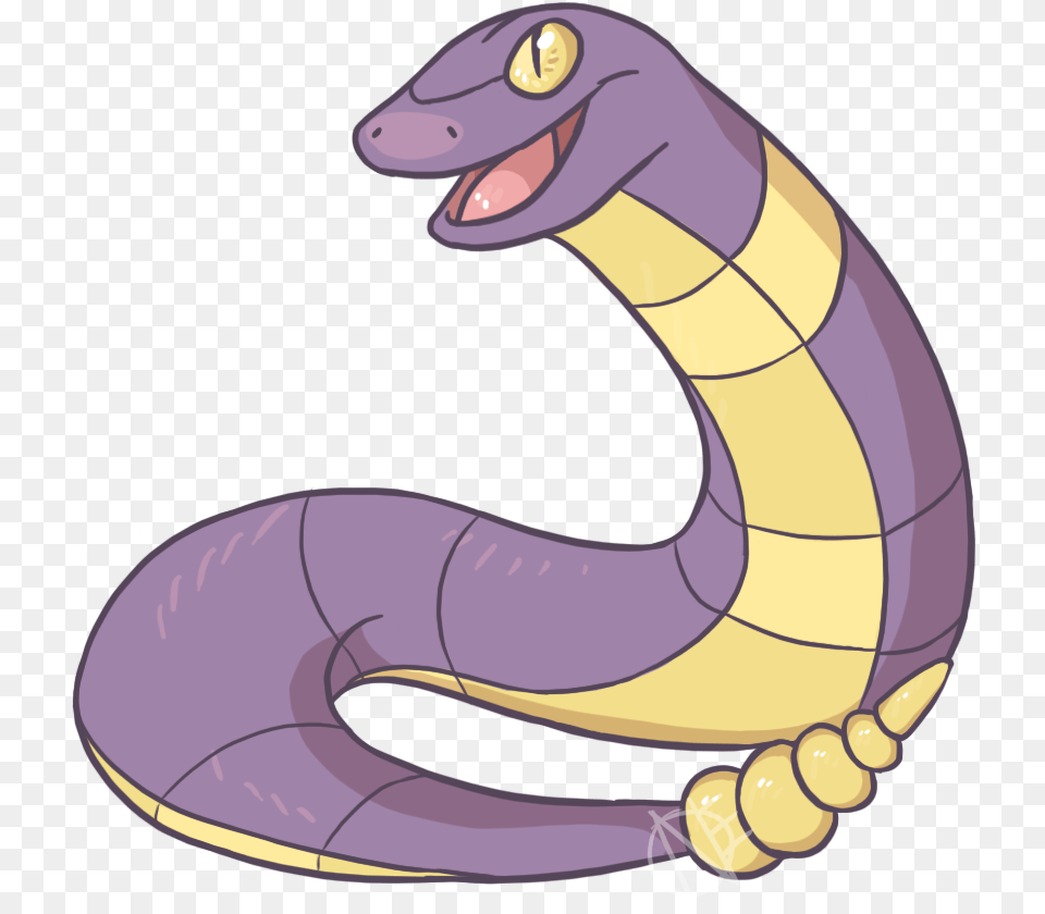 Lookit My Art Neo Draws All The Pokemon Ekans Poison Cartoon, Animal, Cobra, Reptile, Snake Png Image