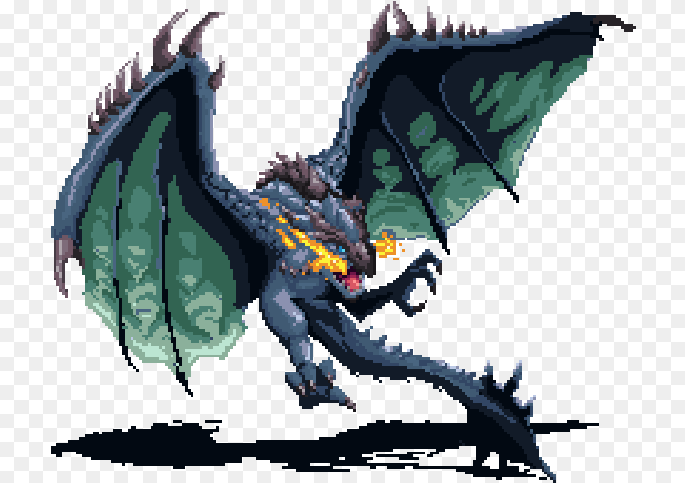 Looks Like A Boss Doesnt It Rathalos Pixel Art, Dragon, Baby, Person Free Transparent Png