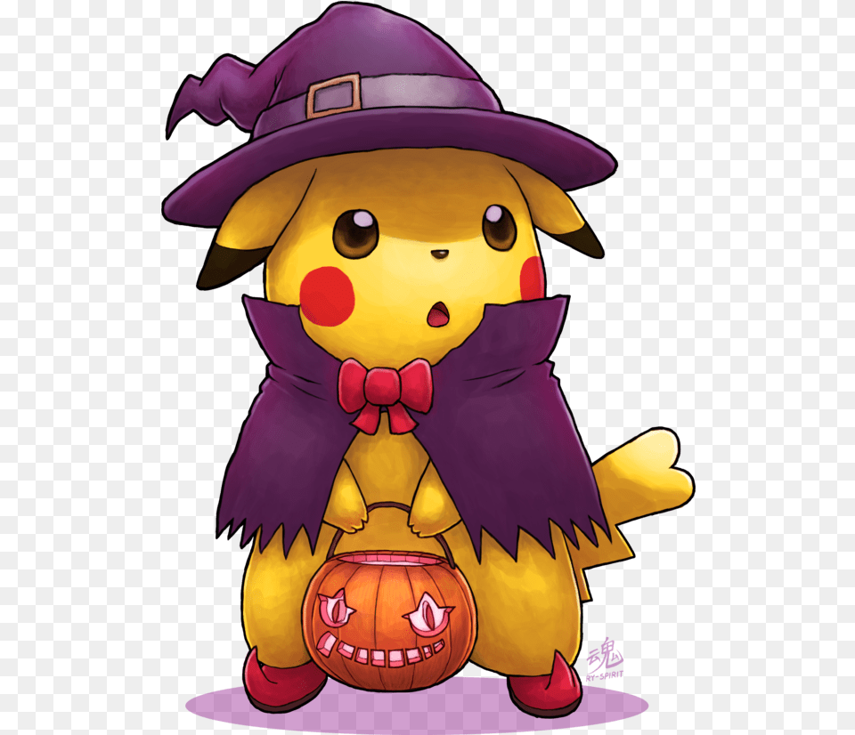 Looks Like Itu0027s A Witches Hat Pikachu This Time Around Pikachu Halloween, Nature, Outdoors, Snow, Snowman Free Png Download