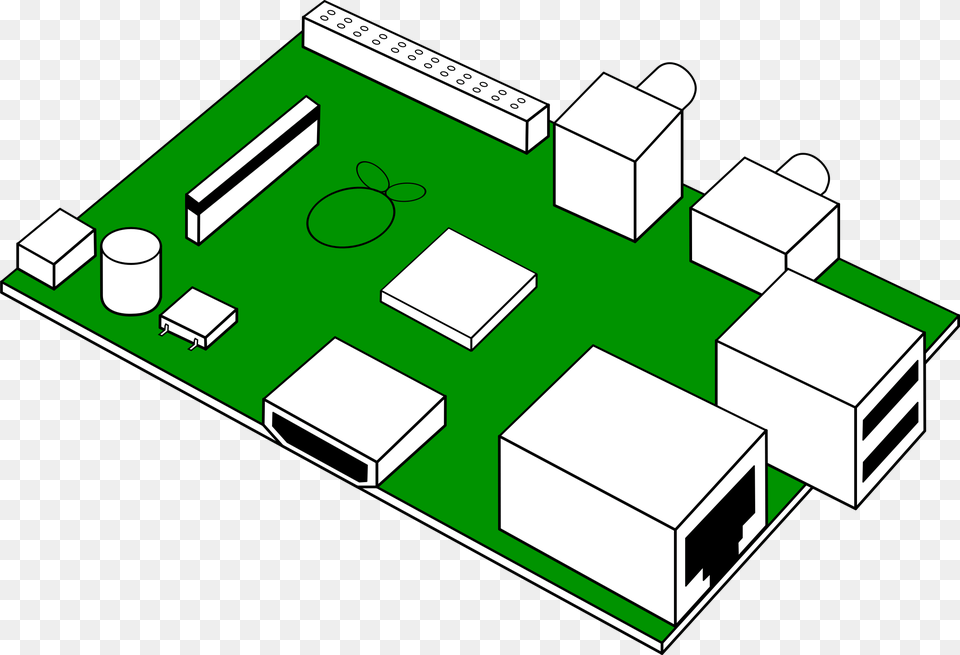 Looks Like Raspberry Pi Printed Circuit Board Icons, Electronics, Hardware, Diagram, Cad Diagram Png Image