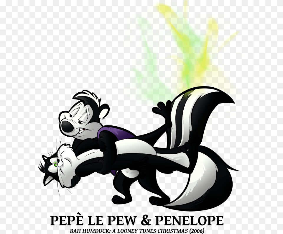 Looney Of Christmas Pep Le Pew, Art, Graphics, Book, Comics Free Png