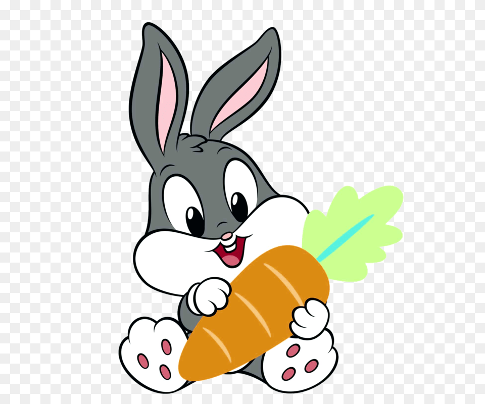 Looney Toons Baby Looney Tunes Dibujos Books, Carrot, Food, Plant, Produce Free Png Download