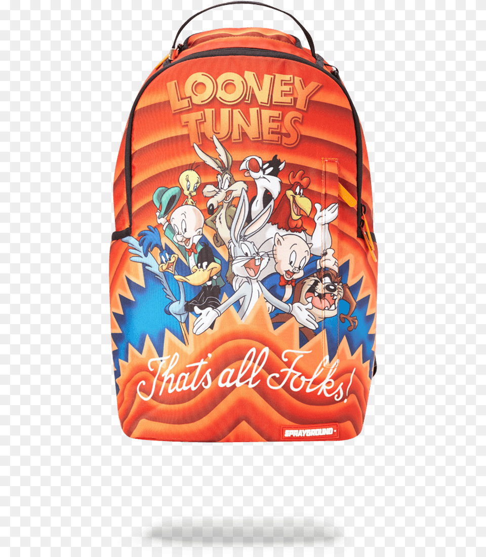 Looney Tunes Sprayground Backpacks, Backpack, Bag, Baby, Person Free Png Download