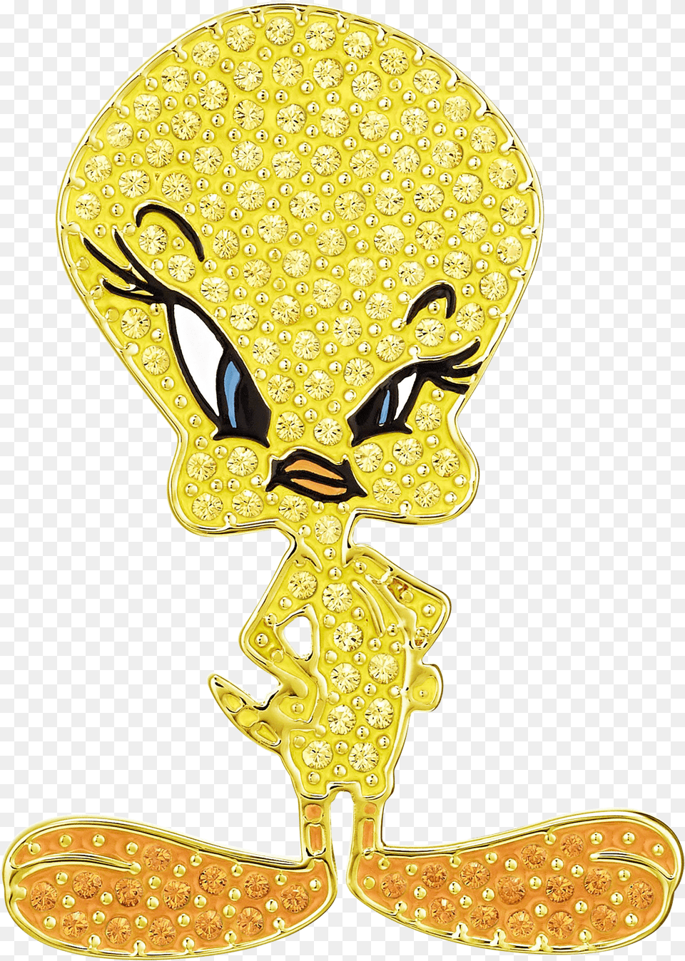 Looney Tunes Tweety Tie Pin Yellow Gold Tone Plated Looney Tunes, Treasure Free Transparent Png