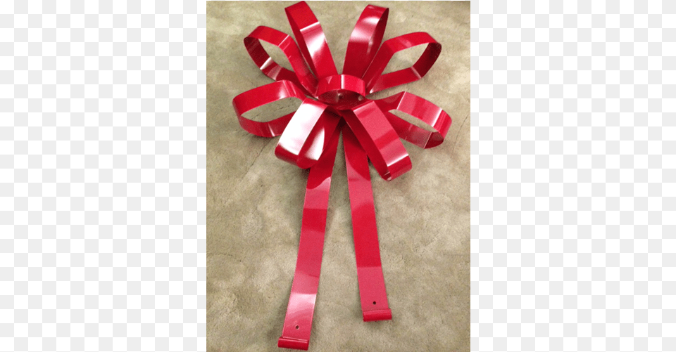 Loop Large Metal Christmas Bow Large Metal Bows, Cross, Symbol, Gift, Tape Free Png