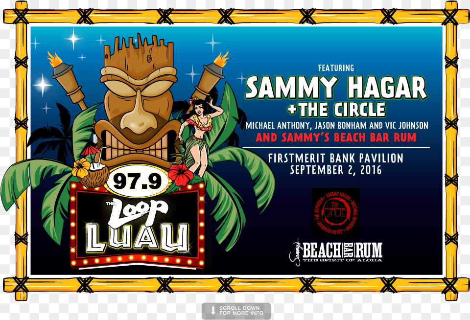 Loop Luau Feat Sammy Hagar Sammy Hagar, Advertisement, Symbol, Emblem, Poster Free Png