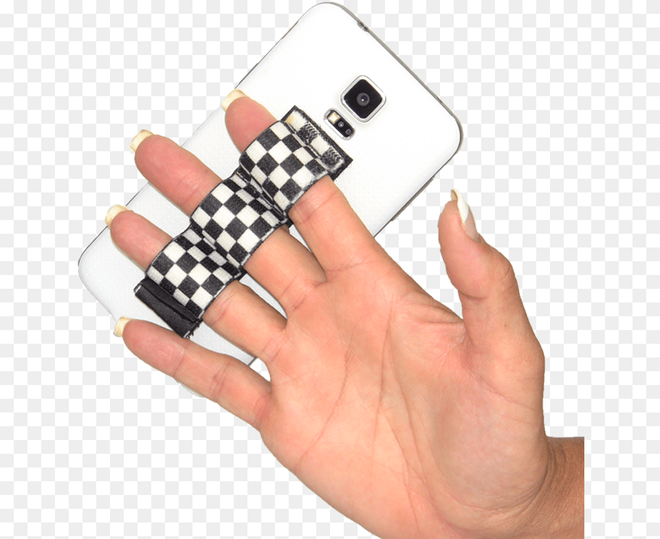 Loop Phone Grip Cell Phone Loop, Person, Mobile Phone, Hand, Finger Free Png Download