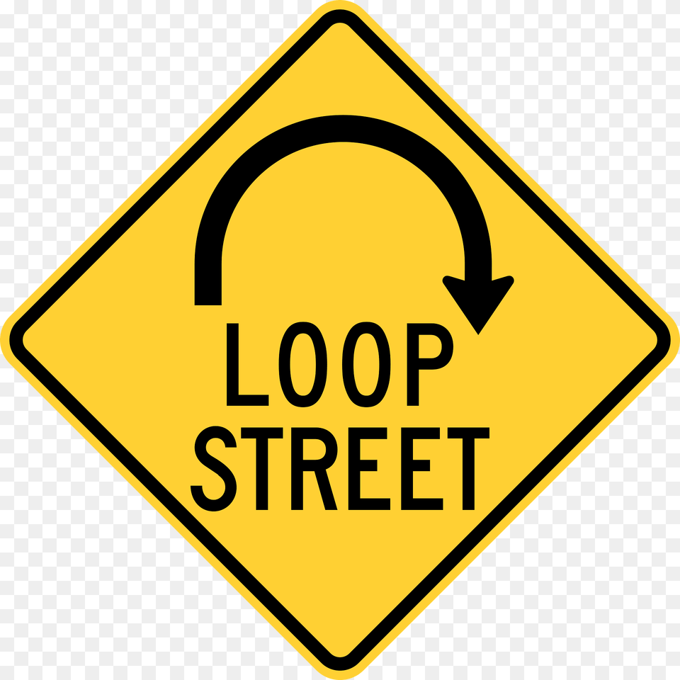 Loop Street Pennsylvania Clipart, Sign, Symbol, Road Sign Free Png Download