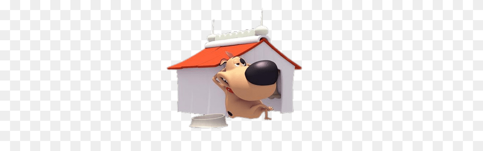 Loopdidoo In Front Of His Dog House Free Png