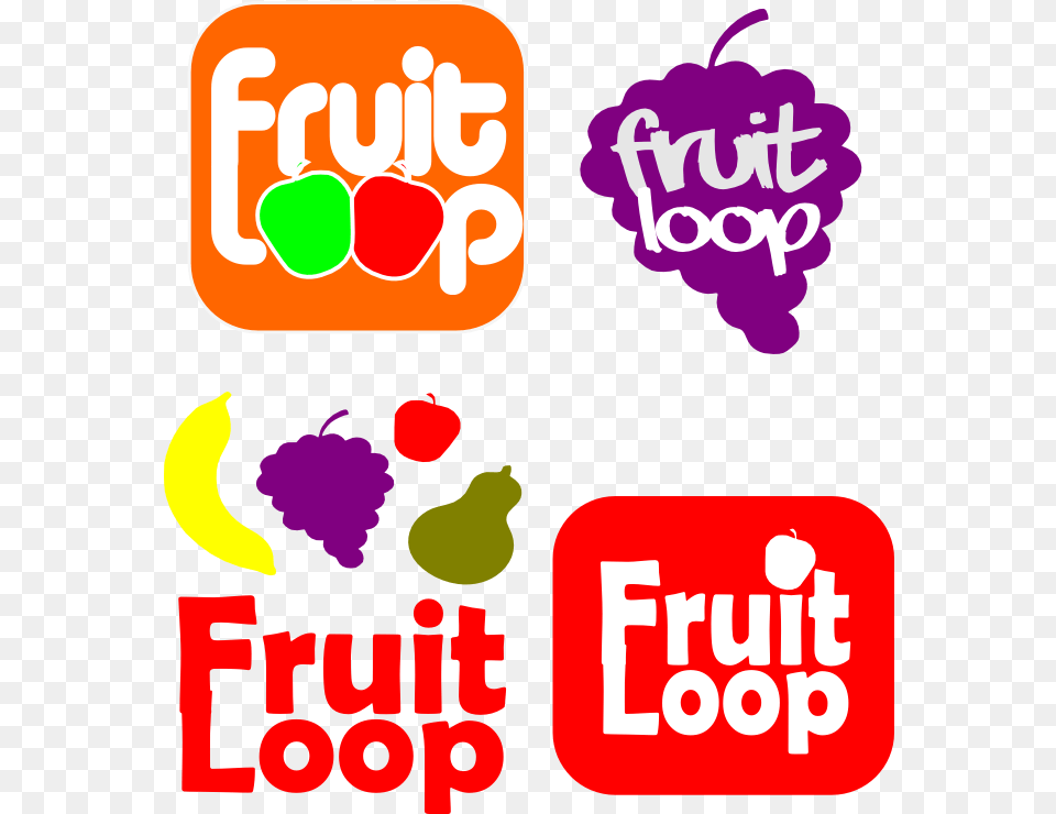 Loopy Fruit Fruit Loop Board Game Logo Clip Art, Sticker Png Image