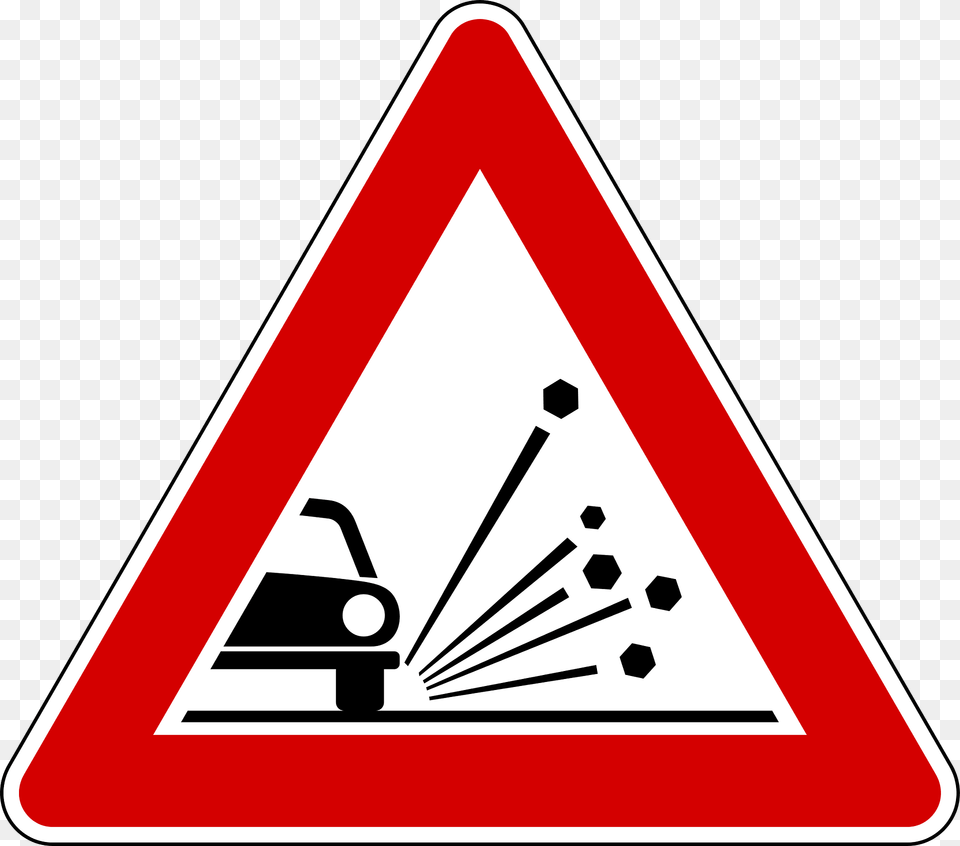 Loose Chippings Clipart, Sign, Symbol, Road Sign Png