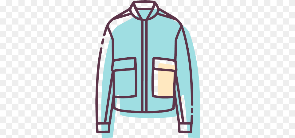 Loose Coat Vector Icons In Svg Format Long Sleeve, Clothing, Jacket, Long Sleeve, Knitwear Free Transparent Png