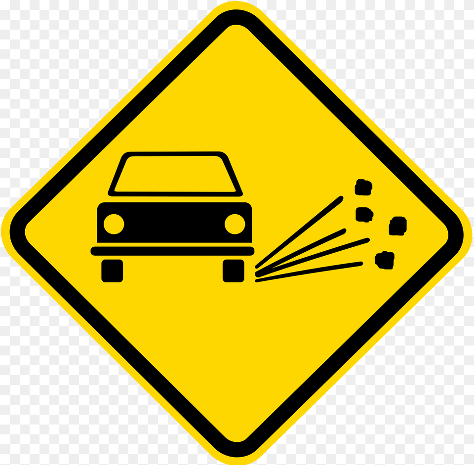 Loose Road Surface Sign In Brazil Clipart, Symbol, Road Sign, Disk Free Transparent Png