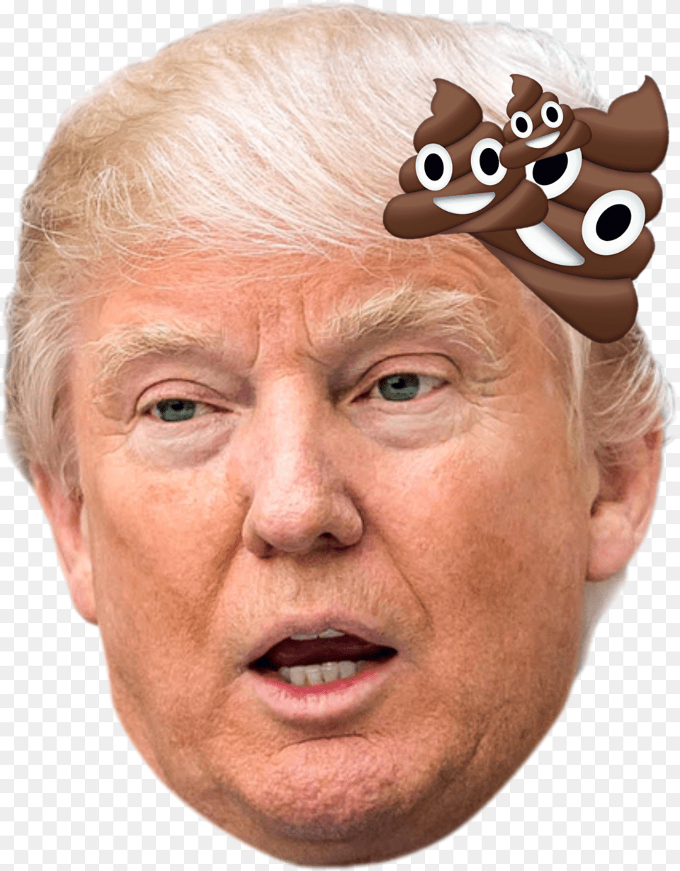 Looser Trump Face, Adult, Head, Male, Man Free Png Download