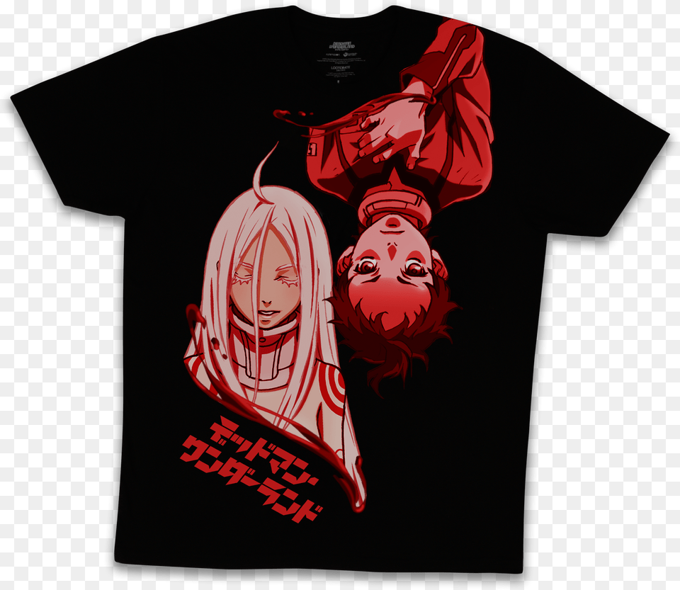 Loot Anime Quotdeadman Wonderland Loot Crate Deadman Wonderland, T-shirt, Clothing, Adult, Person Free Png Download