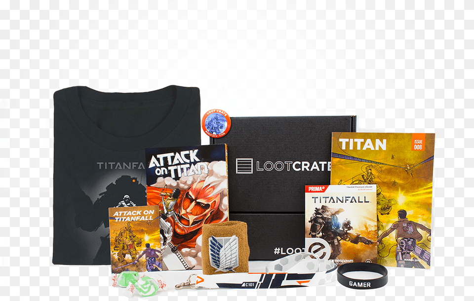 Loot Crate March 2014 Flyer, T-shirt, Publication, Book, Clothing Png