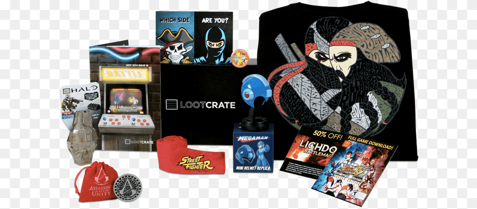 Loot Crate Octubre 2018, Person Png Image