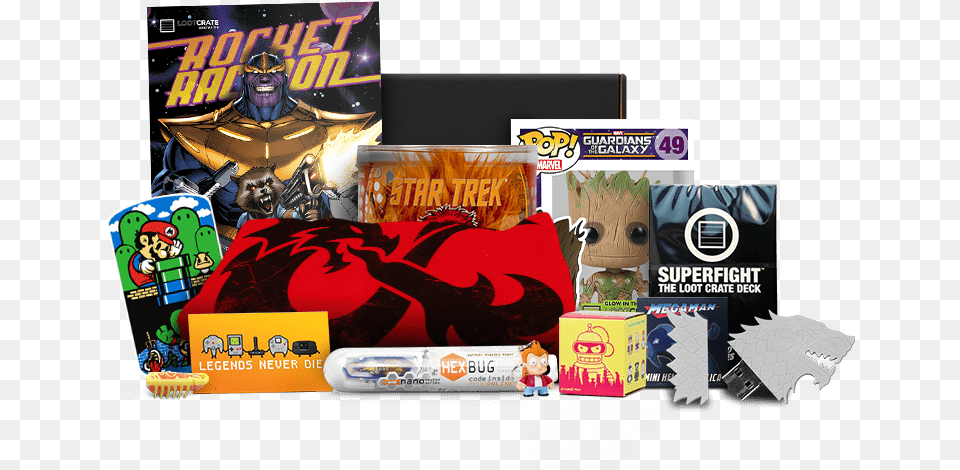 Loot Crate Subscription Box Fictional Character, Animal, Pet, Cat, Mammal Free Png Download