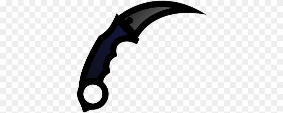 Loot Melee Karambit Rugged Karambit Prismatic, Blade, Dagger, Knife, Weapon Free Png