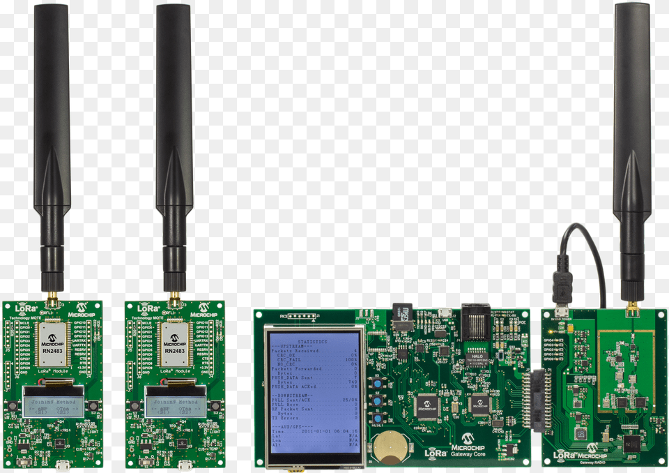 Lora Evaluation Kit, Electronics, Hardware, Printed Circuit Board Png Image