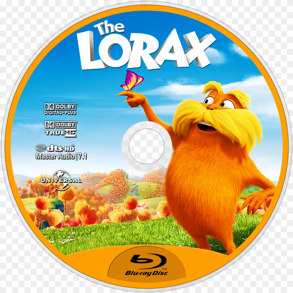 Lorax From Dr Seuss Movie Diy Lorax I Speak For The Trees, Disk, Dvd, Animal, Canine Free Png