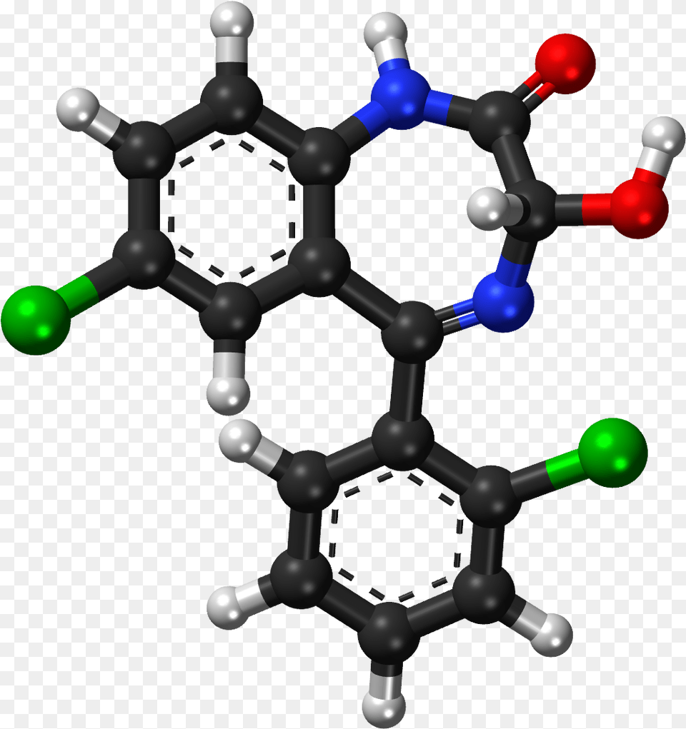 Lorazepam Ball And Stick Model Clonazepam Molecule Ball And Stick, Sphere, Bathroom, Indoors, Room Png