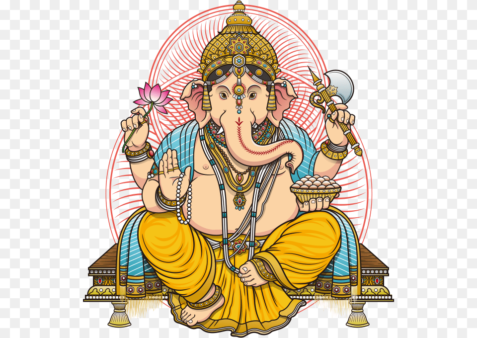 Lord Ganesh Picture Ganesh Clip Art Color, Adult, Bride, Female, Person Free Png