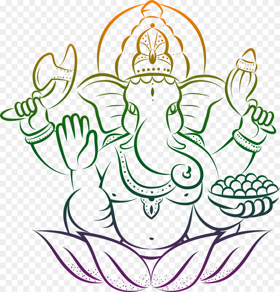 Lord Ganesha, Light, Chandelier, Lamp, Art Free Png