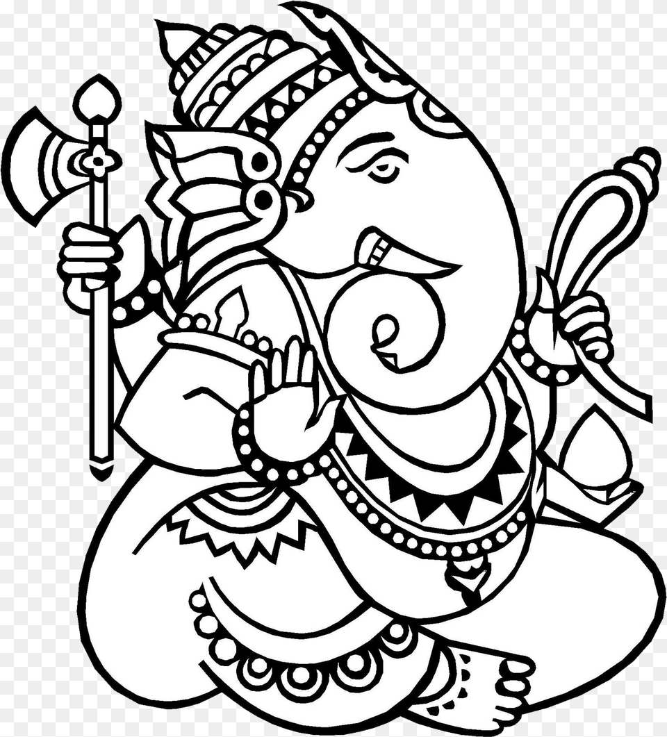 Lord Ganesha Background Ganesh Clipart, Baby, Person, Art, Doodle Png