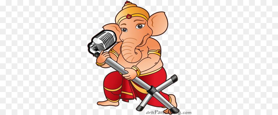 Lord Ganesha Ganpati Bappa Status Aagman, Electrical Device, Microphone, Baby, Person Png