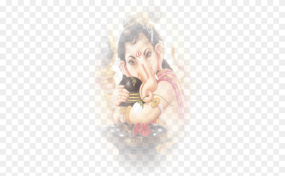 Lord Ganesha Huging Shivling A Auspicious Hindi God, Art, Painting, Adult, Bride Free Png