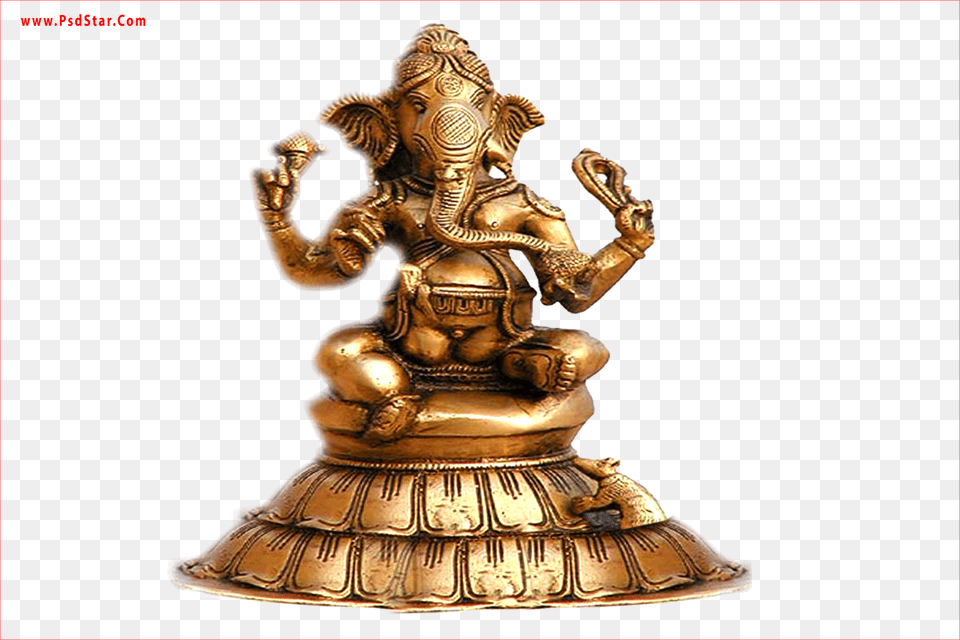 Lord Ganesha Photo, Bronze, Person Free Png Download