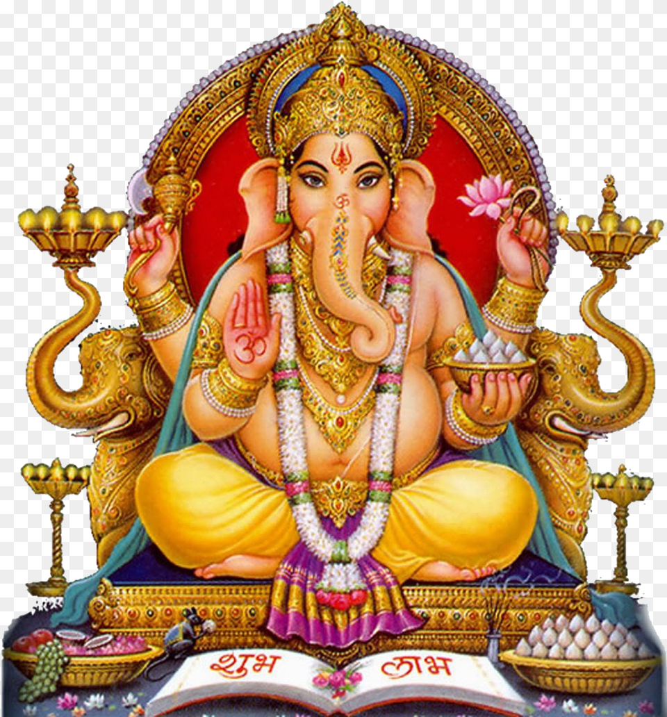 Lord Ganesha Transparent Background God Vinayagar, Adult, Wedding, Person, Woman Free Png Download