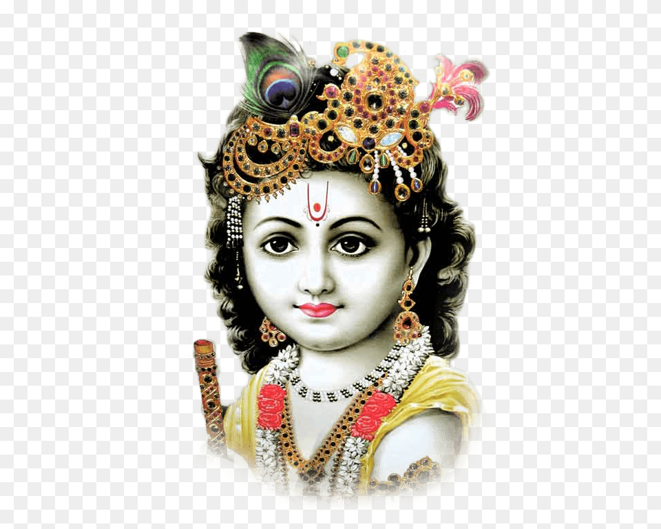 Lord Krishna Face, Carnival, Head, Portrait, Photography Free Png Download