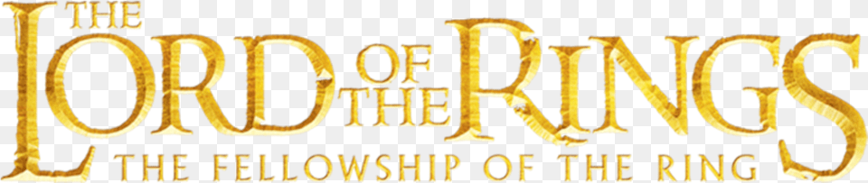 Lord Of The Rings, Gold, Text Png Image