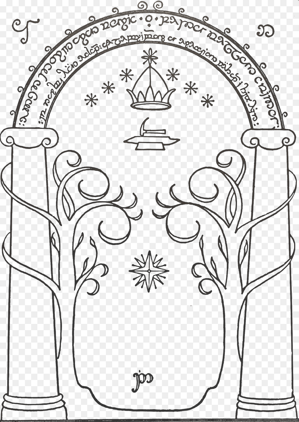 Lord Of The Rings Door, Altar, Arch, Architecture, Building Free Transparent Png