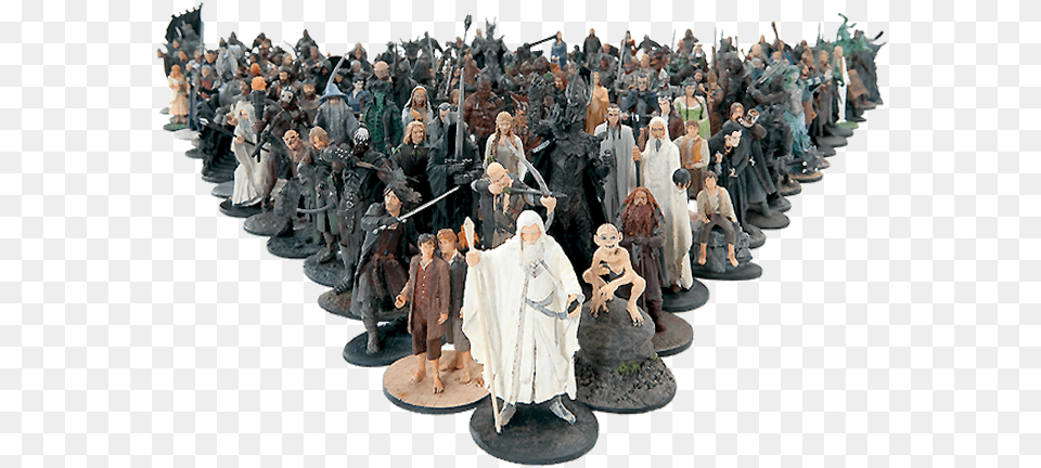 Lord Of The Rings Figurine Collection Lord Of The Rings Figures, People, Person, Weapon, Sword Free Png Download