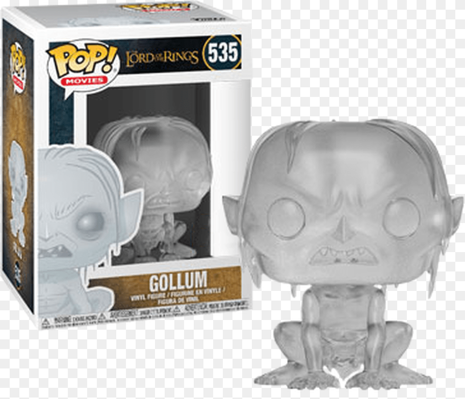 Lord Of The Rings Funko Pop Gollum Invisible, Baby, Person, Face, Head Png Image