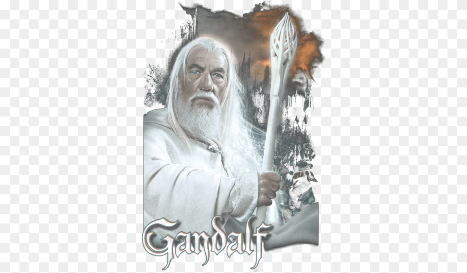 Lord Of The Rings Gandalf Men39s Regular Fit T Shirt Juvenile Lord Of The Rings Gandalf Kids T Shirt, Adult, Female, Person, Woman Free Png Download