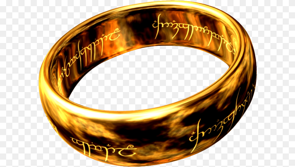 Lord Of The Rings Lord Of The Rings, Accessories, Jewelry, Gold, Ring Free Transparent Png