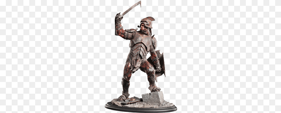Lord Of The Rings Uruk Hai Swordsman 16 Scale Statue, Adult, Male, Man, Person Free Transparent Png