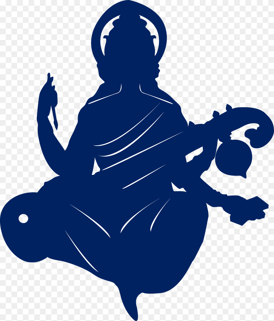 Lord Saraswati Logo Saraswati Puja 2020 Bengali, Back, Person, Body Part, Adult Free Png
