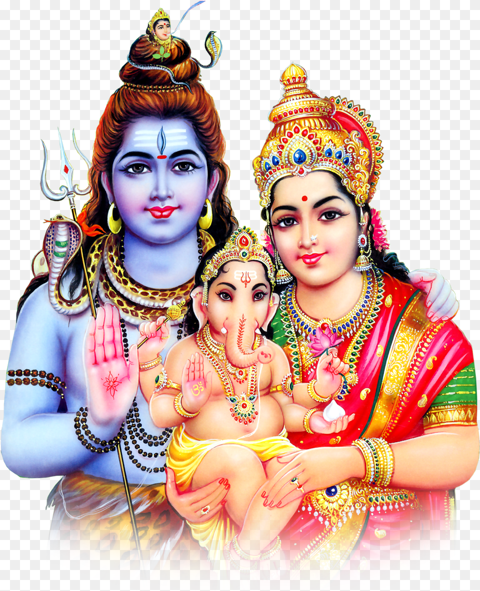 Lord Shiva Shiv Parvati Ganesh Hd, Accessories, Wedding, Person, Woman Free Transparent Png