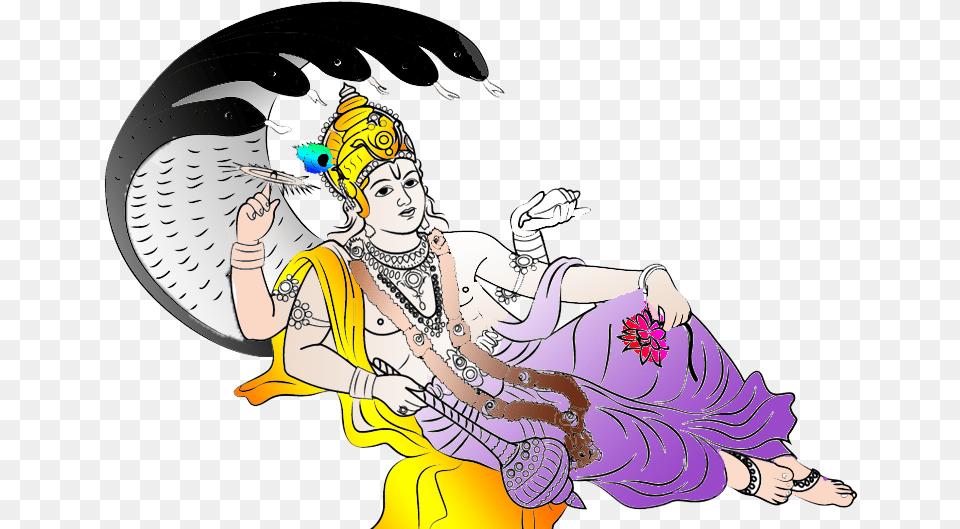 Lord Vishnu Free Lord Vishnu, Publication, Book, Comics, Adult Png Image